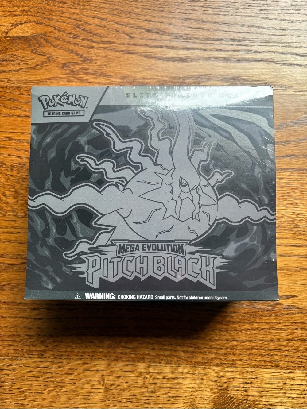Pokemon Mega Evolution Pitch Black Elite Trainer Box - Black & Gray